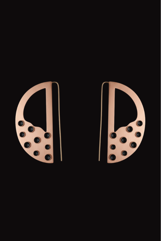 HALF LOTUS POD EARRINGS